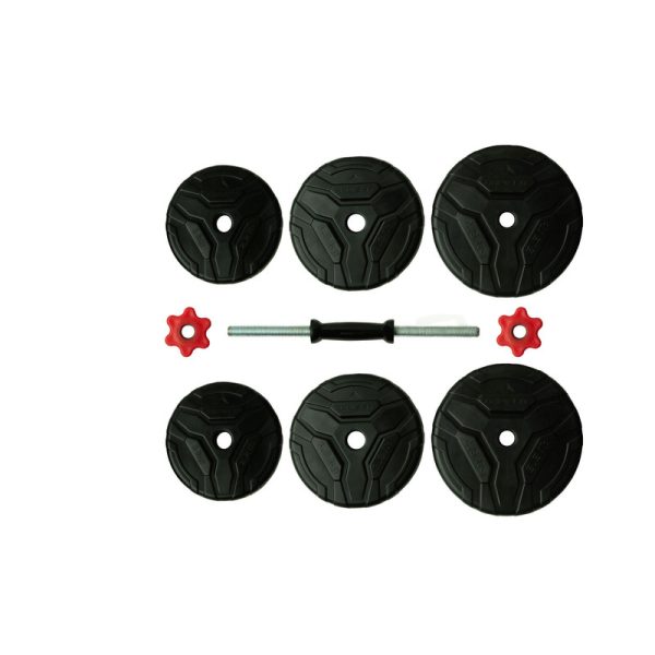 دمبل رادیس فیت مدل DVP-10-mix1 وزن 10 کیلوگرم بسته 2 عددی