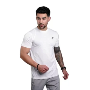 تیشرت ورزشی یقه گرد استرج لاکرا