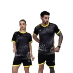 پیراهن و شورت والیبال طرح هندسی ست